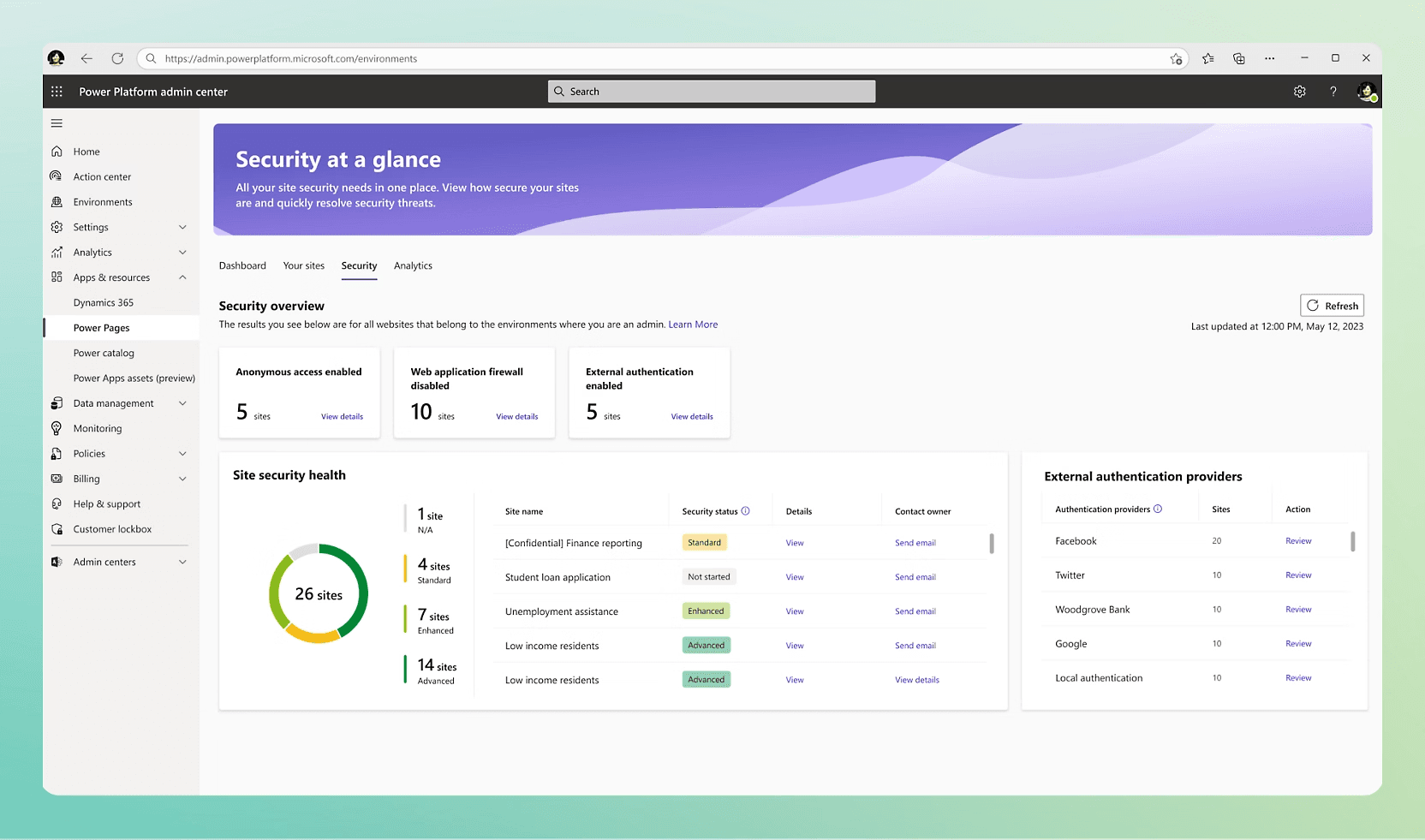 Advanced Power Pages Security Features with Web Application Firewall and Attack Prevention 