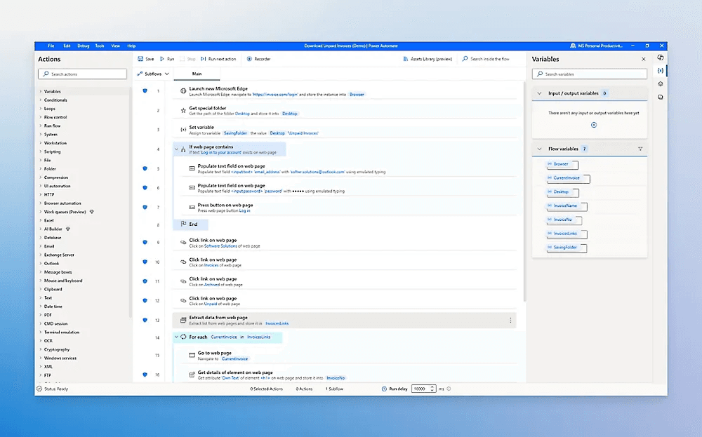 Robotic Process Automation for legacy systems with Microsoft Power Automate. 