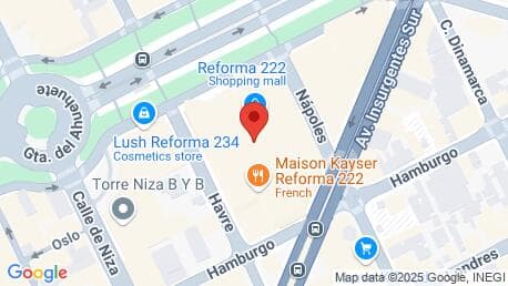 Google Maps image of the current location